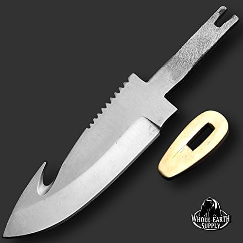 420 Stainless Steel Knife (420 Stainless Steel, Pair of 5.375 inch Bowie Blades)