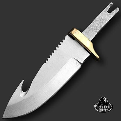 420 Stainless Steel Knife (420 Stainless Steel, Pair of 5.375 inch Bowie Blades)