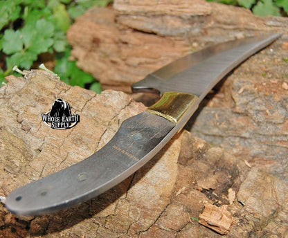 420 Stainless Steel Knife (420 Stainless Steel, Pair of 5.375 inch Bowie Blades)