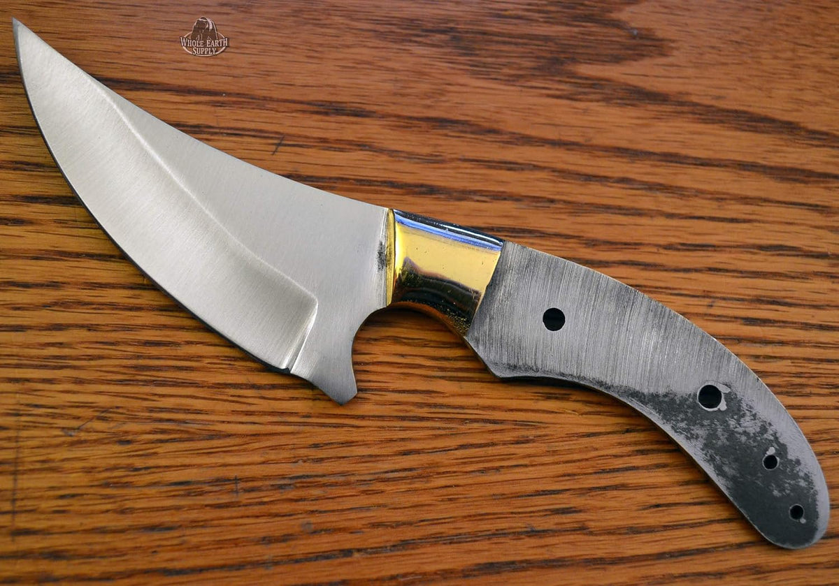 420 Stainless Steel Knife (420 Stainless Steel, Pair of 5.375 inch Bowie Blades)