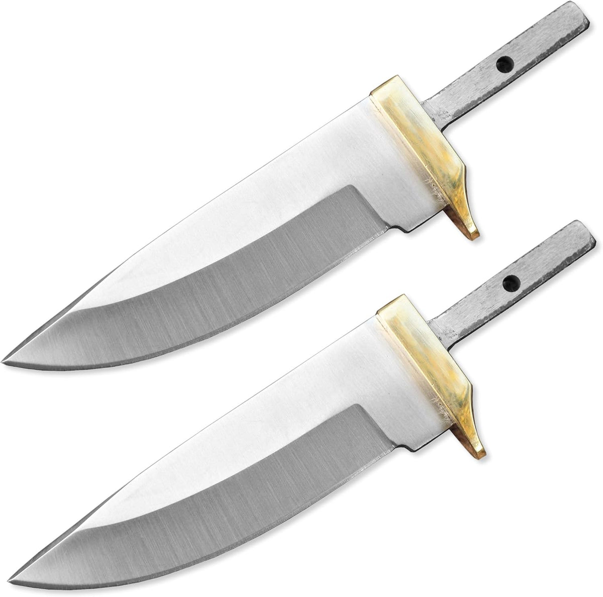 420 Stainless Steel Knife (420 Stainless Steel, Pair of 5.375 inch Bowie Blades)