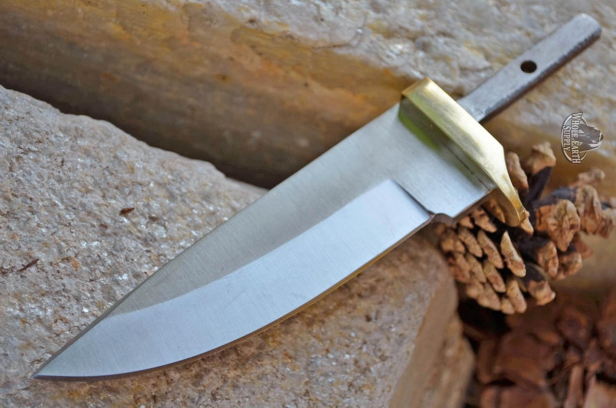 420 Stainless Steel Knife (420 Stainless Steel, Pair of 5.375 inch Bowie Blades)