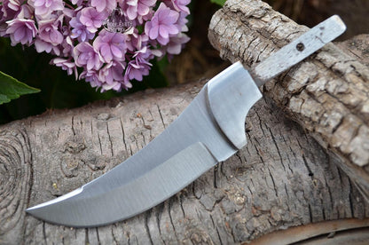 420 Stainless Steel Knife (420 Stainless Steel, Pair of 5.375 inch Bowie Blades)