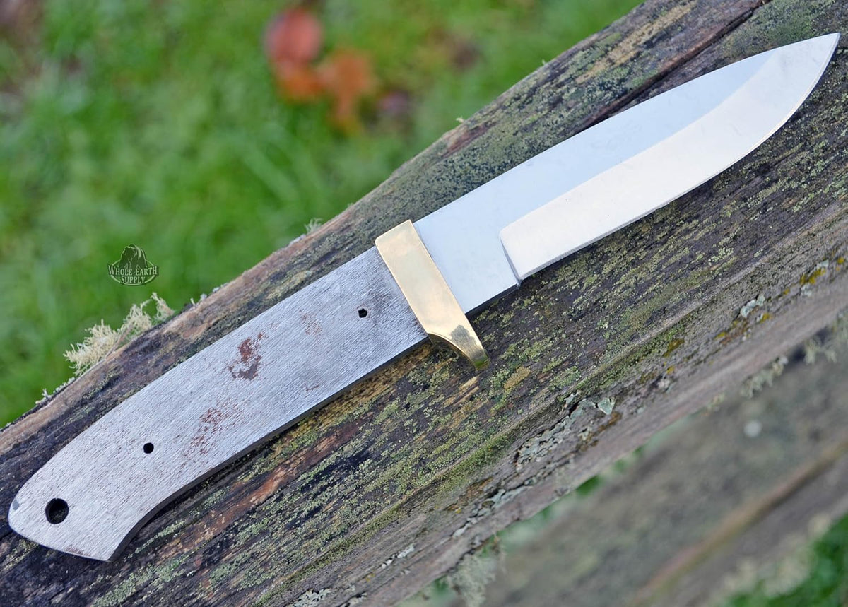 420 Stainless Steel Knife (420 Stainless Steel, Pair of 5.375 inch Bowie Blades)