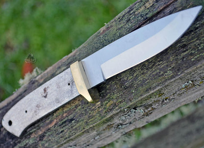 420 Stainless Steel Knife (420 Stainless Steel, Pair of 5.375 inch Bowie Blades)