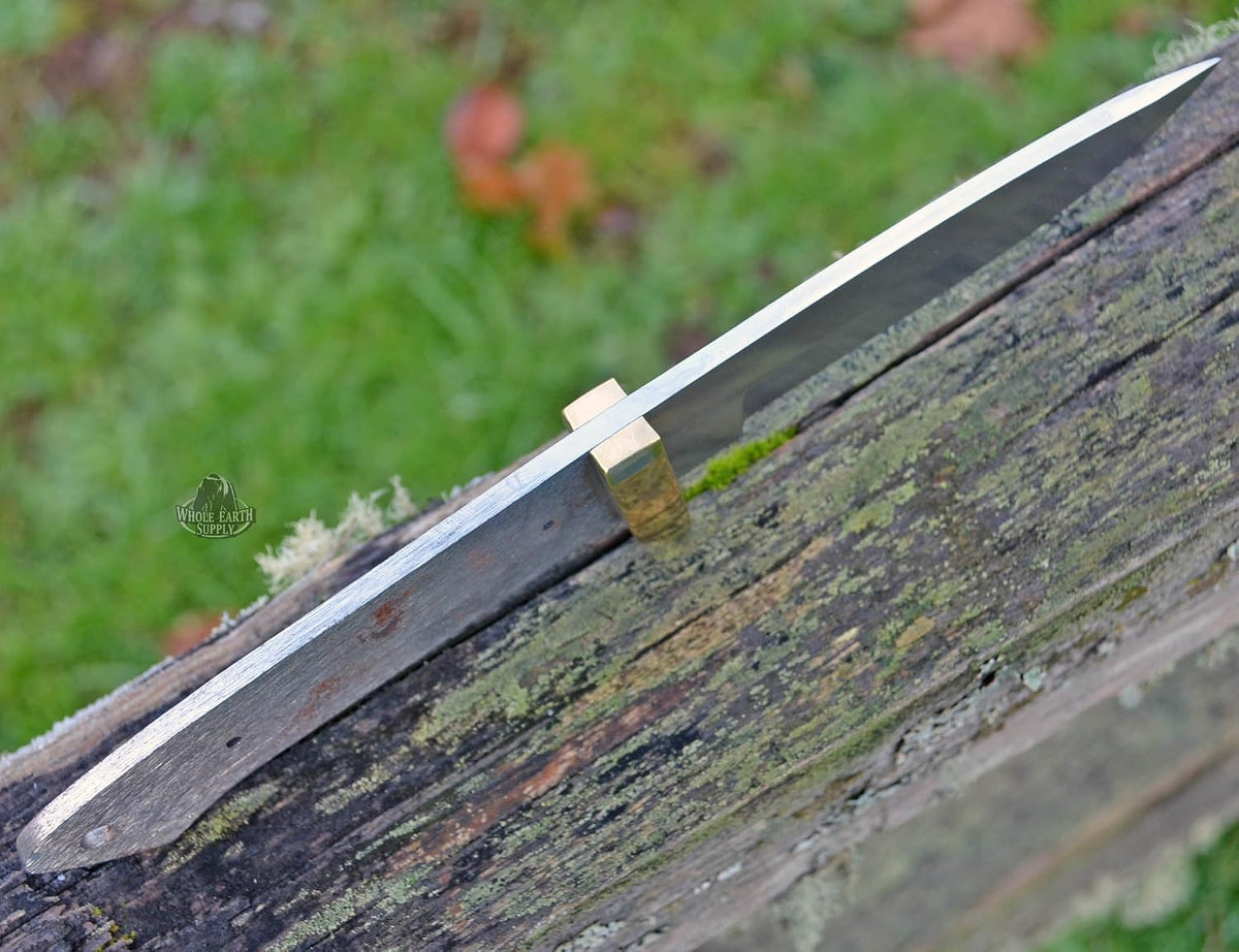 420 Stainless Steel Knife (420 Stainless Steel, Pair of 5.375 inch Bowie Blades)