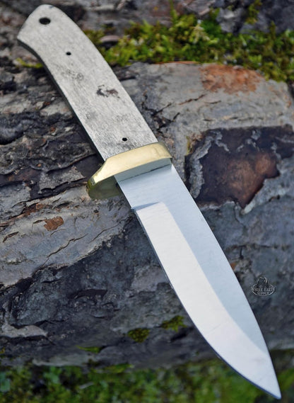420 Stainless Steel Knife (420 Stainless Steel, Pair of 5.375 inch Bowie Blades)