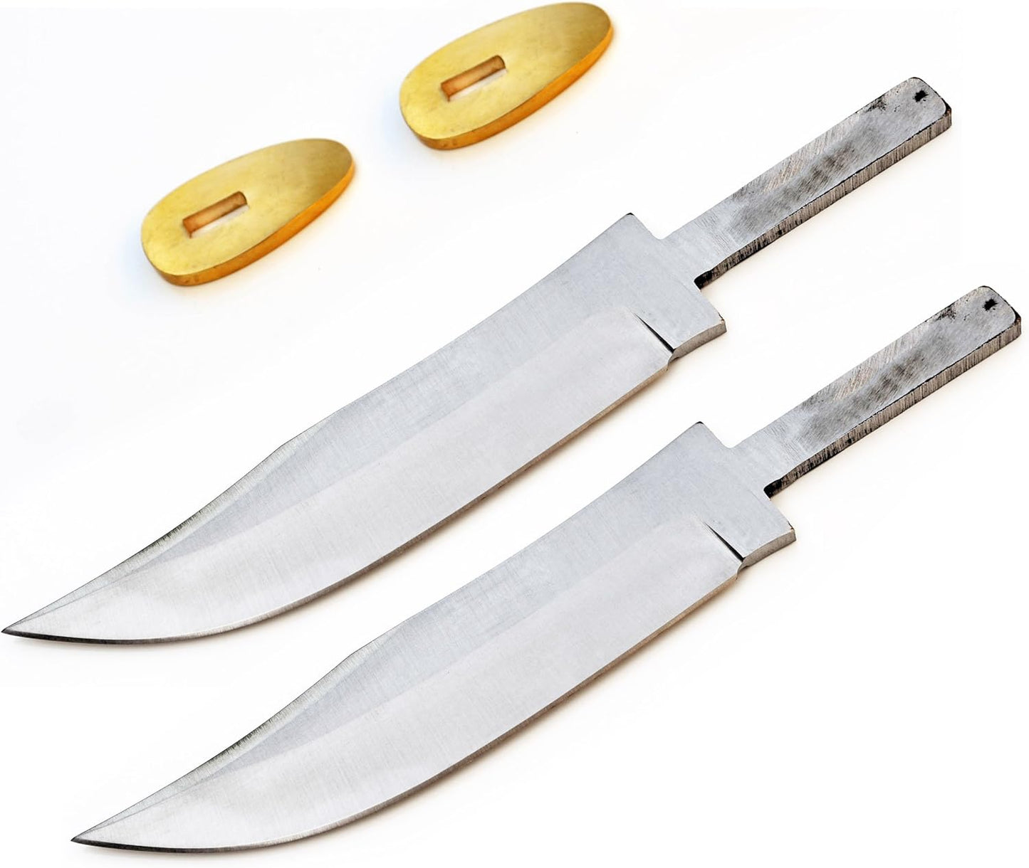 420 Stainless Steel Knife (420 Stainless Steel, Pair of 5.375 inch Bowie Blades)