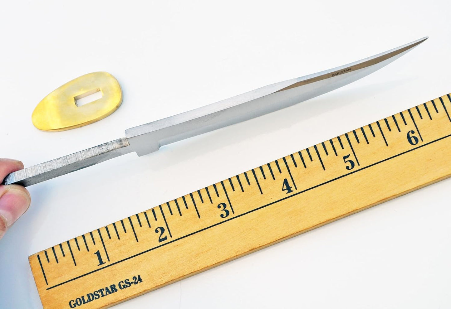 420 Stainless Steel Knife (420 Stainless Steel, Pair of 5.375 inch Bowie Blades)