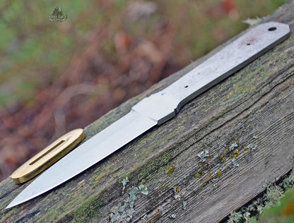 420 Stainless Steel Knife (420 Stainless Steel, Pair of 5.375 inch Bowie Blades)