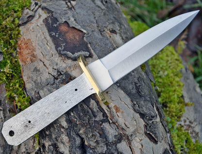 420 Stainless Steel Knife (420 Stainless Steel, Pair of 5.375 inch Bowie Blades)