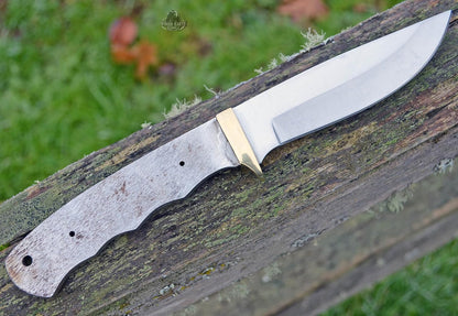 420 Stainless Steel Knife (420 Stainless Steel, Pair of 5.375 inch Bowie Blades)