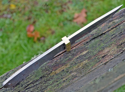 420 Stainless Steel Knife (420 Stainless Steel, Pair of 5.375 inch Bowie Blades)
