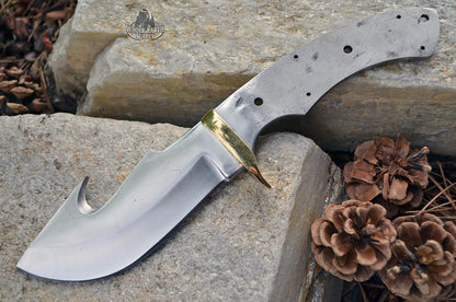 420 Stainless Steel Knife (420 Stainless Steel, Pair of 5.375 inch Bowie Blades)