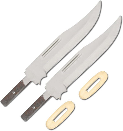 420 Stainless Steel Knife (420 Stainless Steel, Pair of 5.375 inch Bowie Blades)