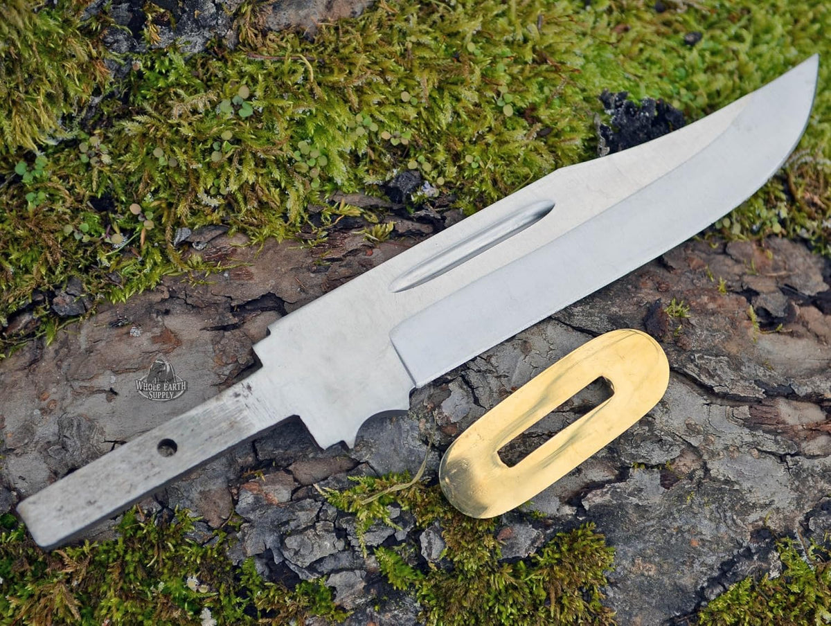 420 Stainless Steel Knife (420 Stainless Steel, Pair of 5.375 inch Bowie Blades)