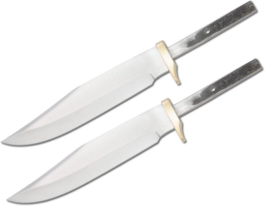 420 Stainless Steel Knife (420 Stainless Steel, Pair of 5.375 inch Bowie Blades)