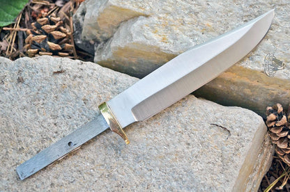 420 Stainless Steel Knife (420 Stainless Steel, Pair of 5.375 inch Bowie Blades)