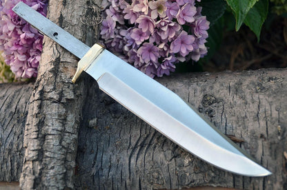420 Stainless Steel Knife (420 Stainless Steel, Pair of 5.375 inch Bowie Blades)