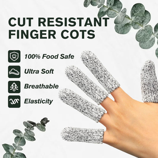 20PCS Finger Cots Cut Resistant Finger Sleeves,Glove Life Extender, Thumb Protectors Finger Covers Fingertip Protector for Cutting, Handicrafts, Craft, Kitchen, Sculpture