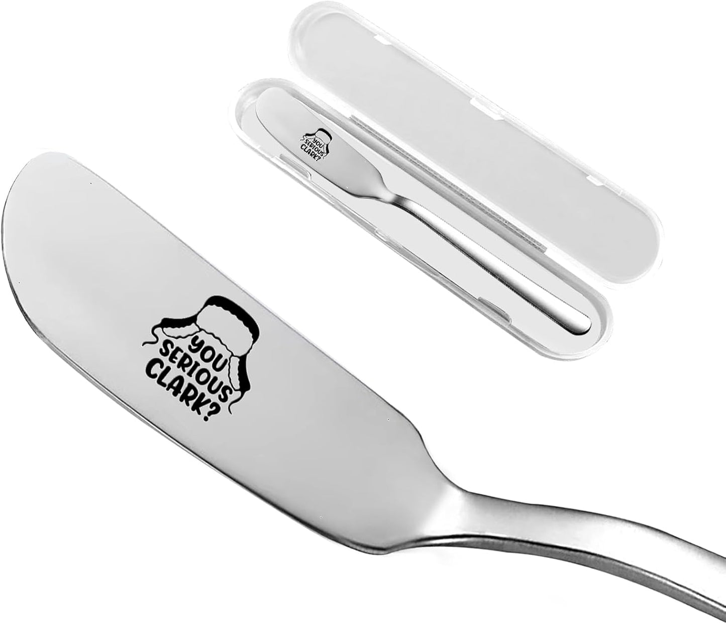 You Serious Clark Gift Funny Butter Knife, Personalized Engraved Peanut Butter Spreader Cheese Knives, Novelty Anniversary Christmas Gifts for Sandwich Bread Toast Butter Lover