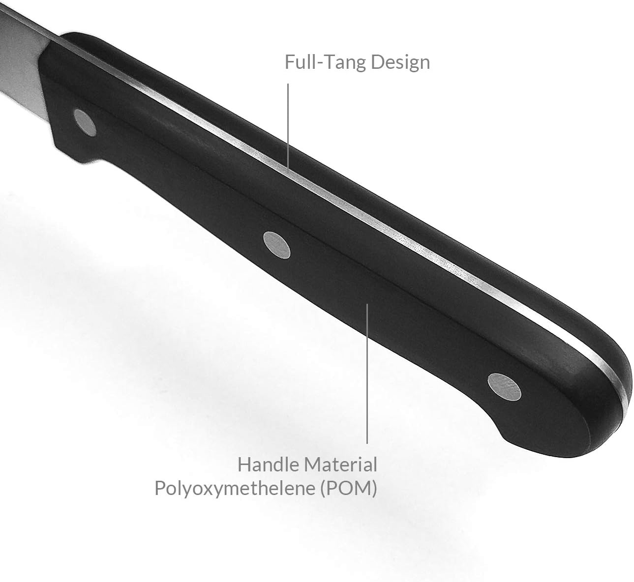 10 Inch Serrated Bread Knife, Premium Stainless Steel Blade with Wave Edge, Full Tang Handle, Razor Sharp Knife for Bread, Durable Professional Kitchen Knife