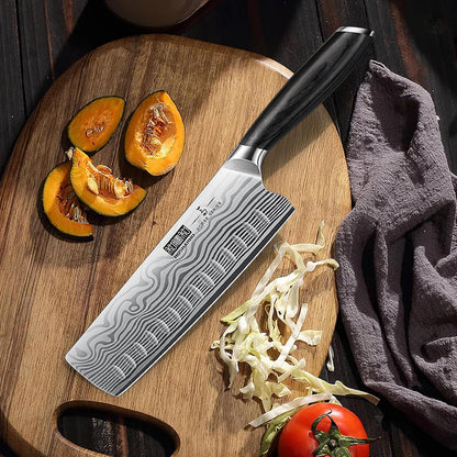 16-Piece Knife Set with Block, Ultra Sharp Kitchen Knife Block Set | High Carbon Powder Steel Chef Knife Set, Professional Kitchen Knives Set with Sharpener and Pakkawood Handle, Elegant Box