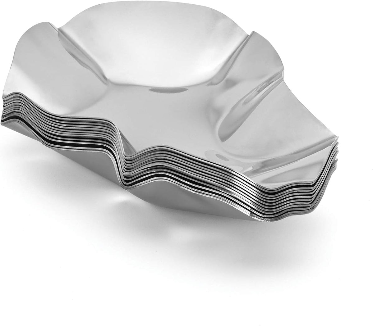 Grillable Shells, Stainless Steel Grillable Oyster Shells, Set of 12