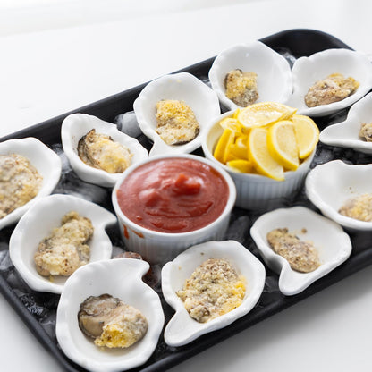 Grillable Shells, Stainless Steel Grillable Oyster Shells, Set of 12