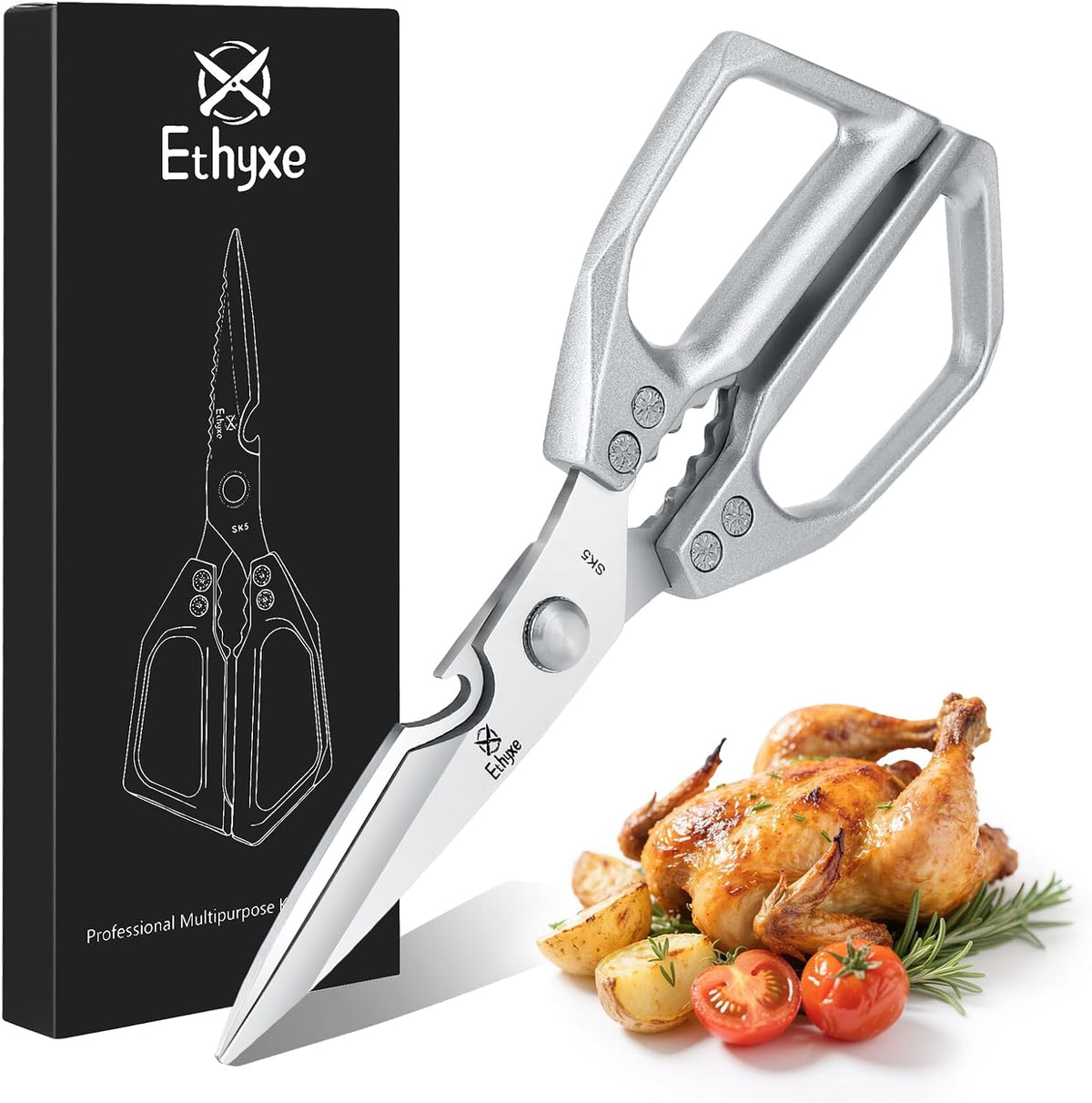 Kitchen Scissors All Purpose - Heavy Duty Poultry Shears