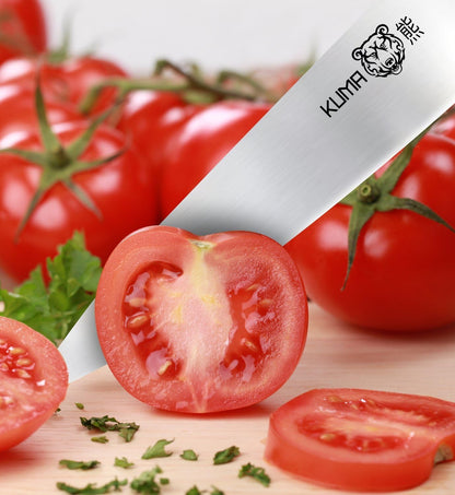 Multi Purpose Chefs Knife - Pro Bolster Edition | 8 Inch Blade for Carving, Slicing & Chopping - Great Ergonomic Handle - Professional Kitchen Knives