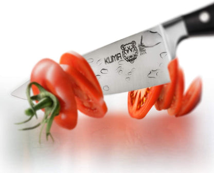 Multi Purpose Chefs Knife - Pro Bolster Edition | 8 Inch Blade for Carving, Slicing & Chopping - Great Ergonomic Handle - Professional Kitchen Knives