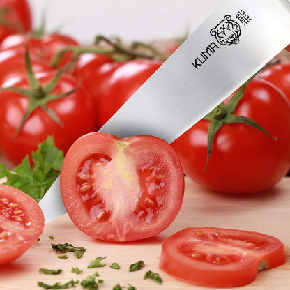 Multi Purpose Chefs Knife - Pro Bolster Edition | 8 Inch Blade for Carving, Slicing & Chopping - Great Ergonomic Handle - Professional Kitchen Knives