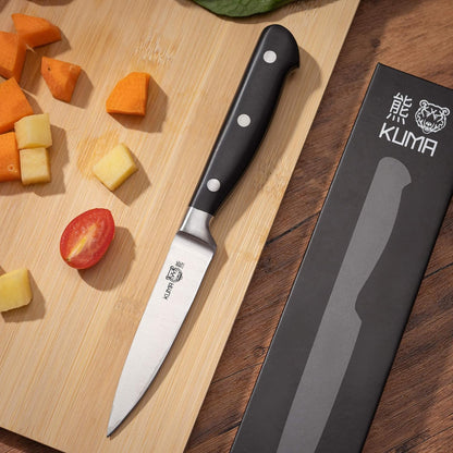 Multi Purpose Chefs Knife - Pro Bolster Edition | 8 Inch Blade for Carving, Slicing & Chopping - Great Ergonomic Handle - Professional Kitchen Knives