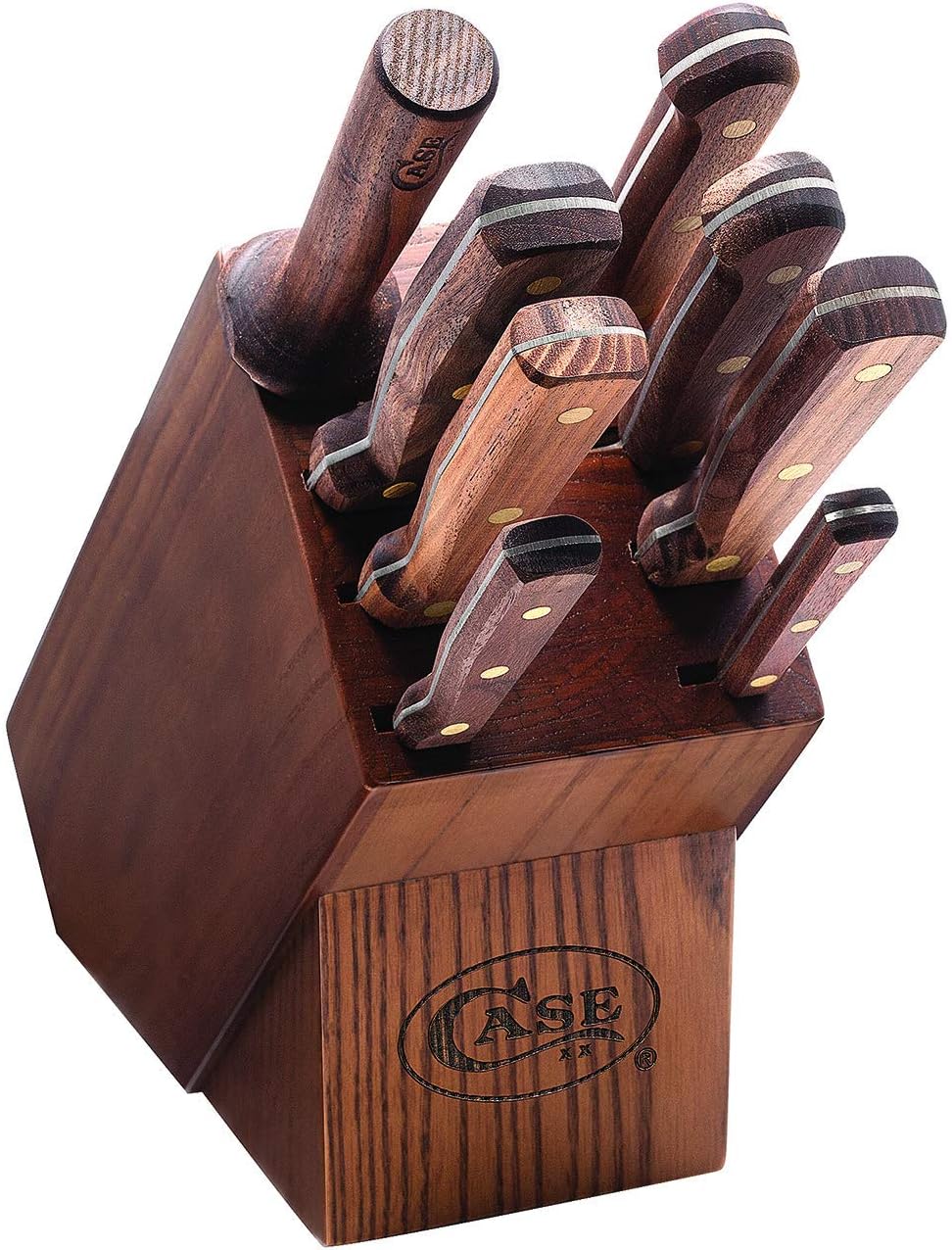 Case WR XX Nine Piece Household Cutlery Block And Knife Set Item #10249