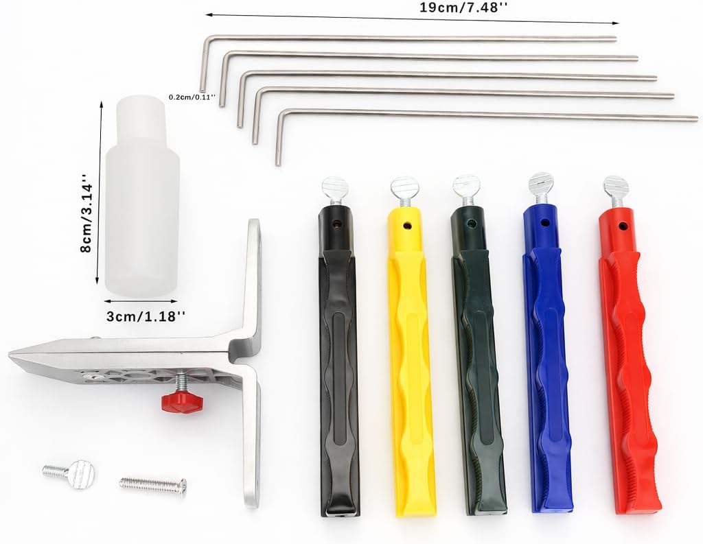 Knife Sharpener Kit, Professional Knife Sharpening Kit, Grinder Sharpening Stone Set, Sharpening System, Knife Sharpening Device, Angle Knife Sharpener System Kit for Chef Home