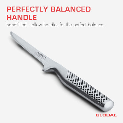 Global GF-31-6 1/4 inch, 16cm Heavyweight Boning Knife, 6, Stainless Steel