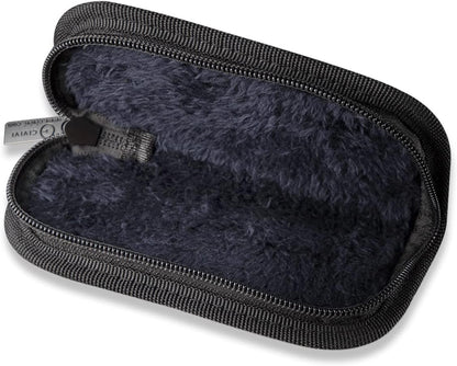 Nylon Utility Knife Pouch - for Carrying Folding Pocket Knives and Accessories - Includes A Polishing Cloth And Stickers C-01