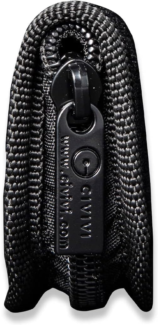 Nylon Utility Knife Pouch - for Carrying Folding Pocket Knives and Accessories - Includes A Polishing Cloth And Stickers C-01