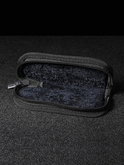 Nylon Utility Knife Pouch - for Carrying Folding Pocket Knives and Accessories - Includes A Polishing Cloth And Stickers C-01