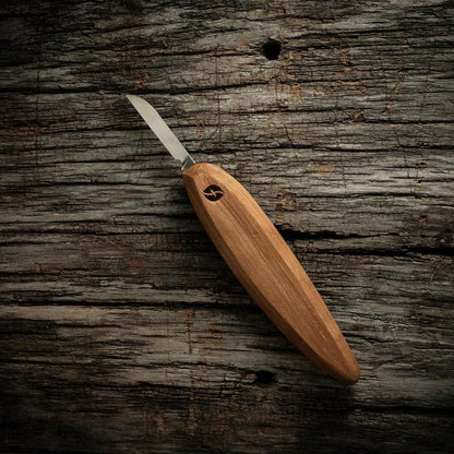 Pro Series Wood Carving Tools |1 5/8 inch Carving Knife | Full Flat Grind 1095 Steel Blade FP02