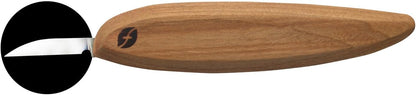 Pro Series Wood Carving Tools |1 5/8 inch Carving Knife | Full Flat Grind 1095 Steel Blade FP02
