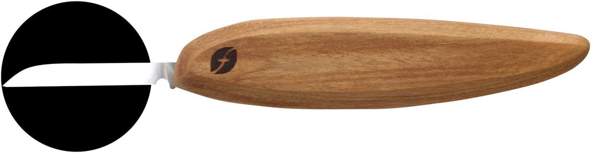 Pro Series Wood Carving Tools |1 5/8 inch Carving Knife | Full Flat Grind 1095 Steel Blade FP02