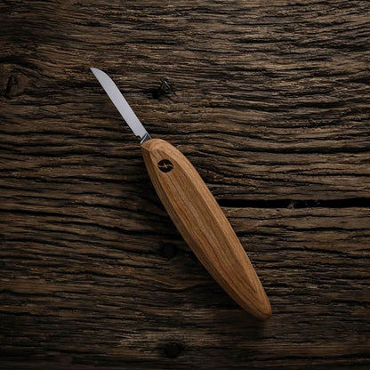 Pro Series Wood Carving Tools |1 5/8 inch Carving Knife | Full Flat Grind 1095 Steel Blade FP02