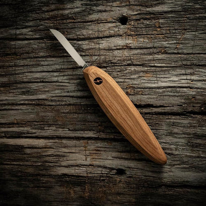 Pro Series Wood Carving Tools |1 5/8 inch Carving Knife | Full Flat Grind 1095 Steel Blade FP02