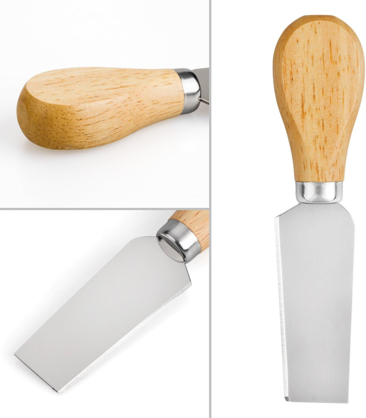 4 Cheese Knives Set - Cheese Knife,Cheese Fork,Cheese Slicer,Butter Knife - Mini Premium Stainless Steel Cheese Knife Set - Cheese Knives for Charcuterie Board - Charcuterie Boards Accessories