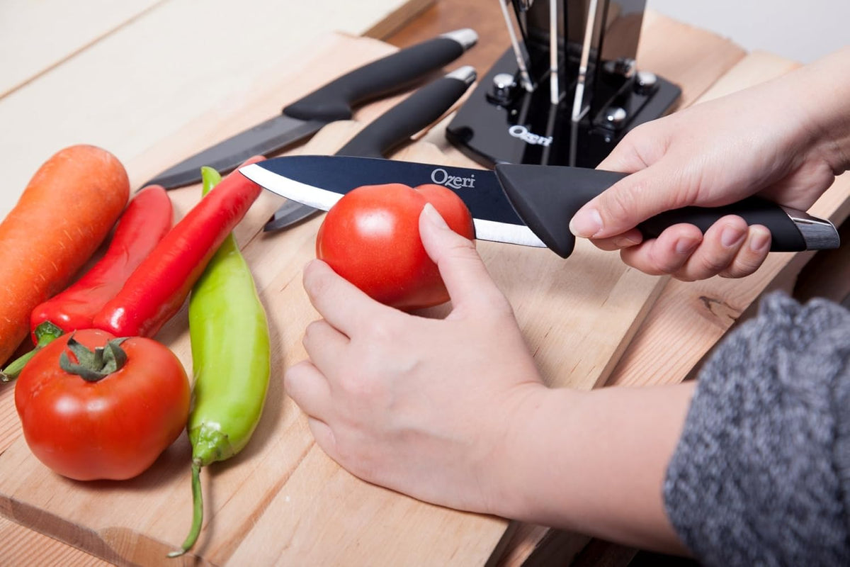 Elite Chef 3-Piece Black Ceramic Knife Set