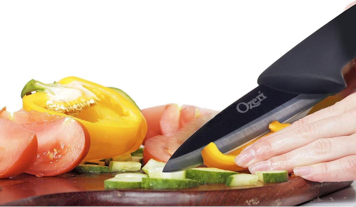 Elite Chef 3-Piece Black Ceramic Knife Set