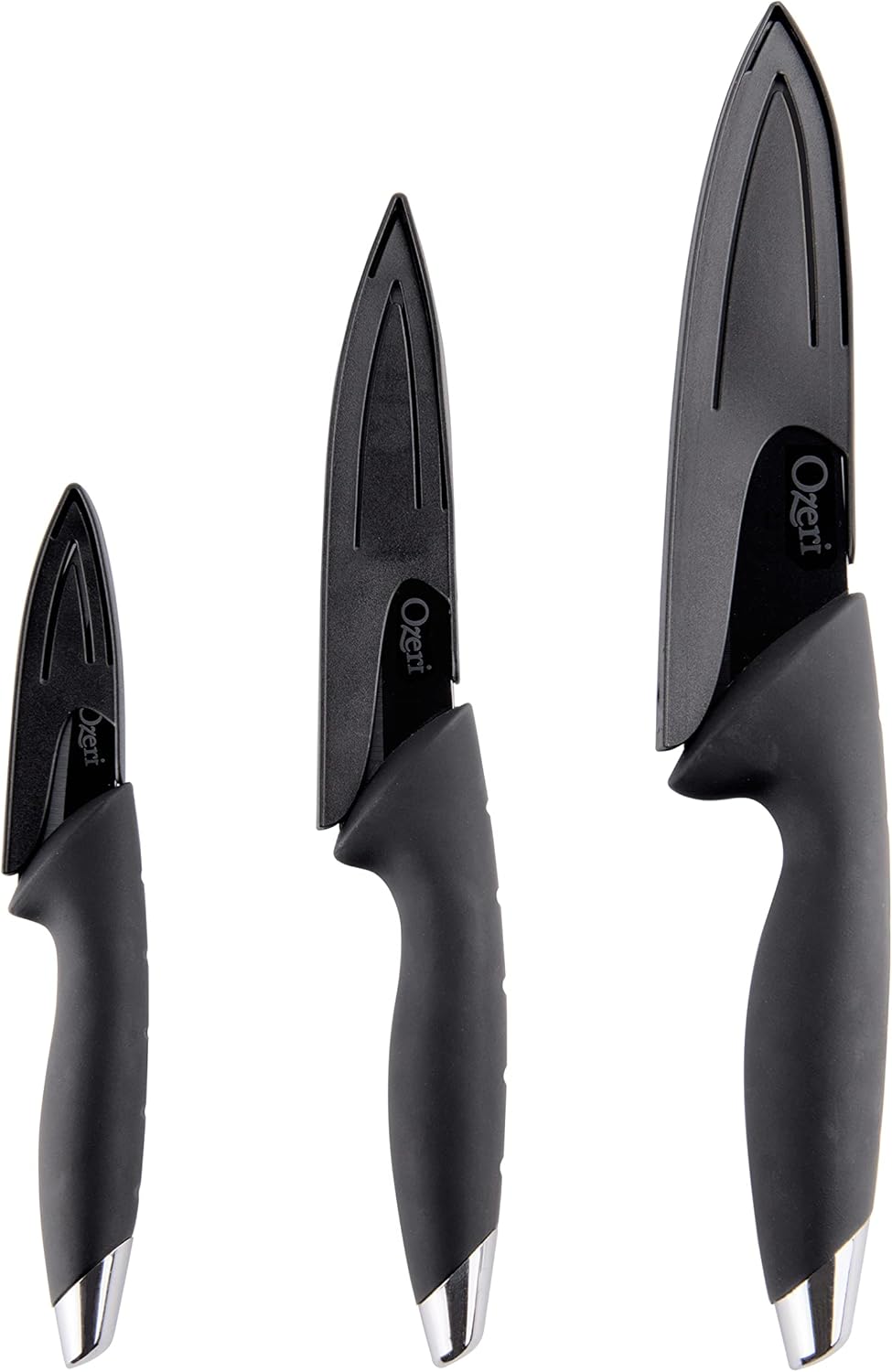 Elite Chef 3-Piece Black Ceramic Knife Set