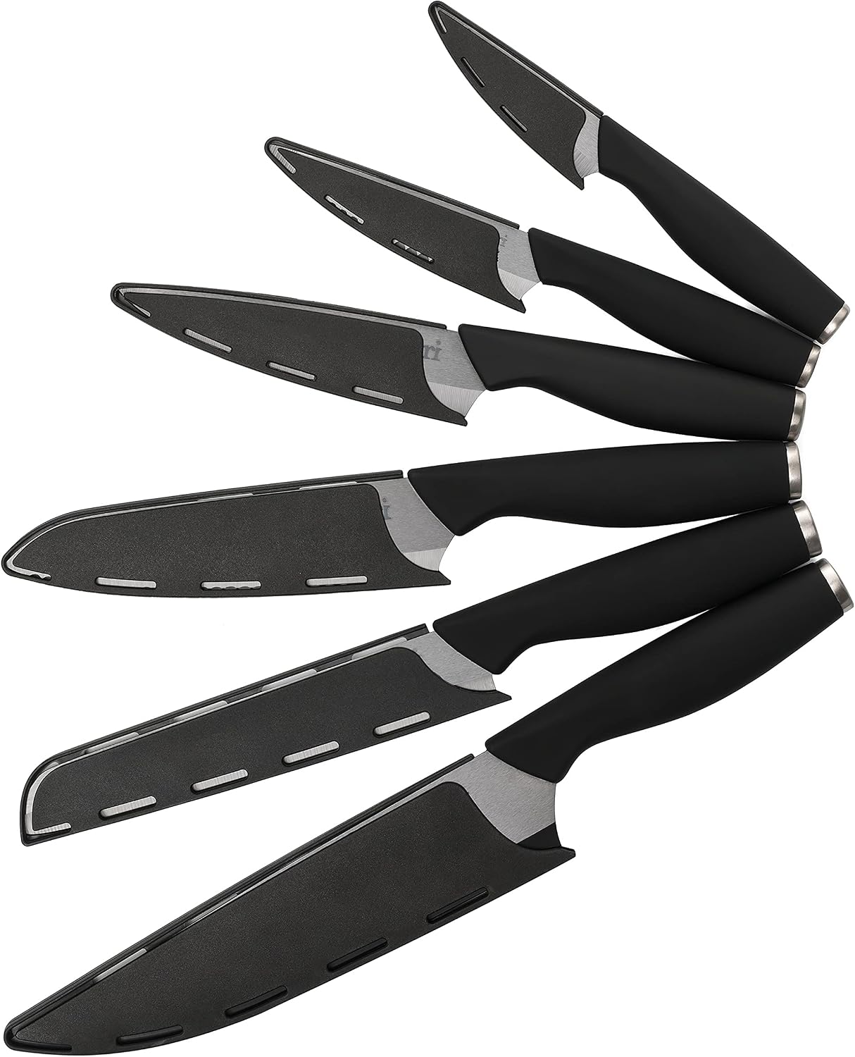 Elite Chef 3-Piece Black Ceramic Knife Set